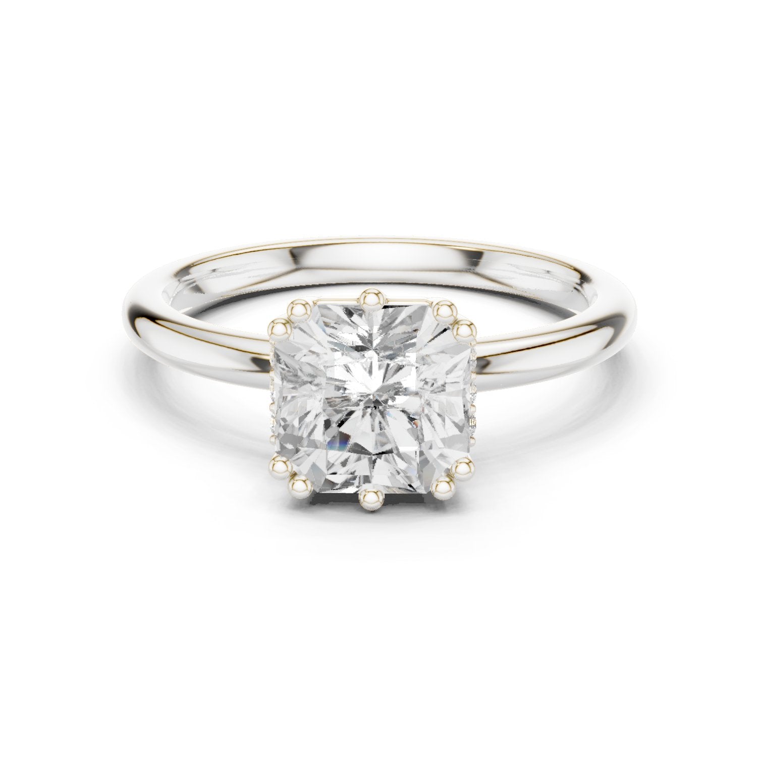 Radiant Cut Solitaire Engagement Ring