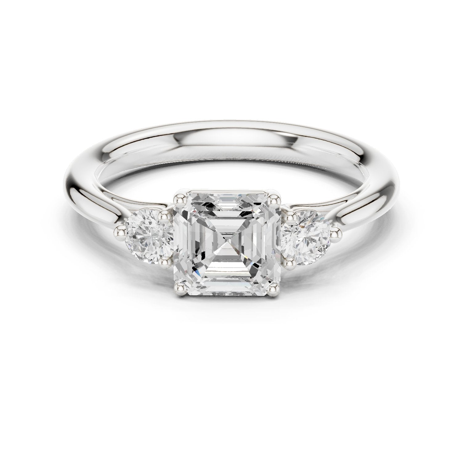 Sublime Bezel Set Diamond Engagement Ring