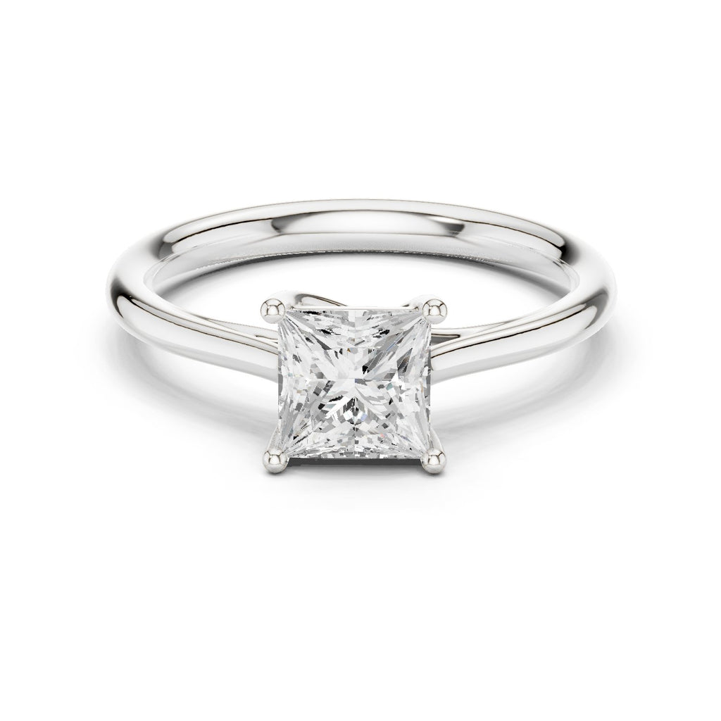 Princess Cut Solitaire Engagement Ring