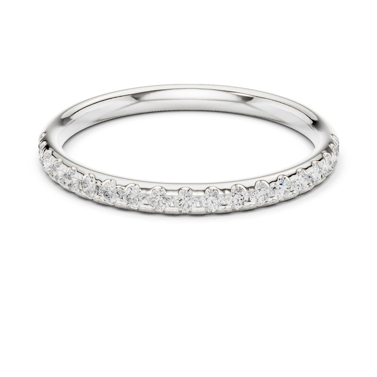 Resplendent Pave Diamond Engagement Ring