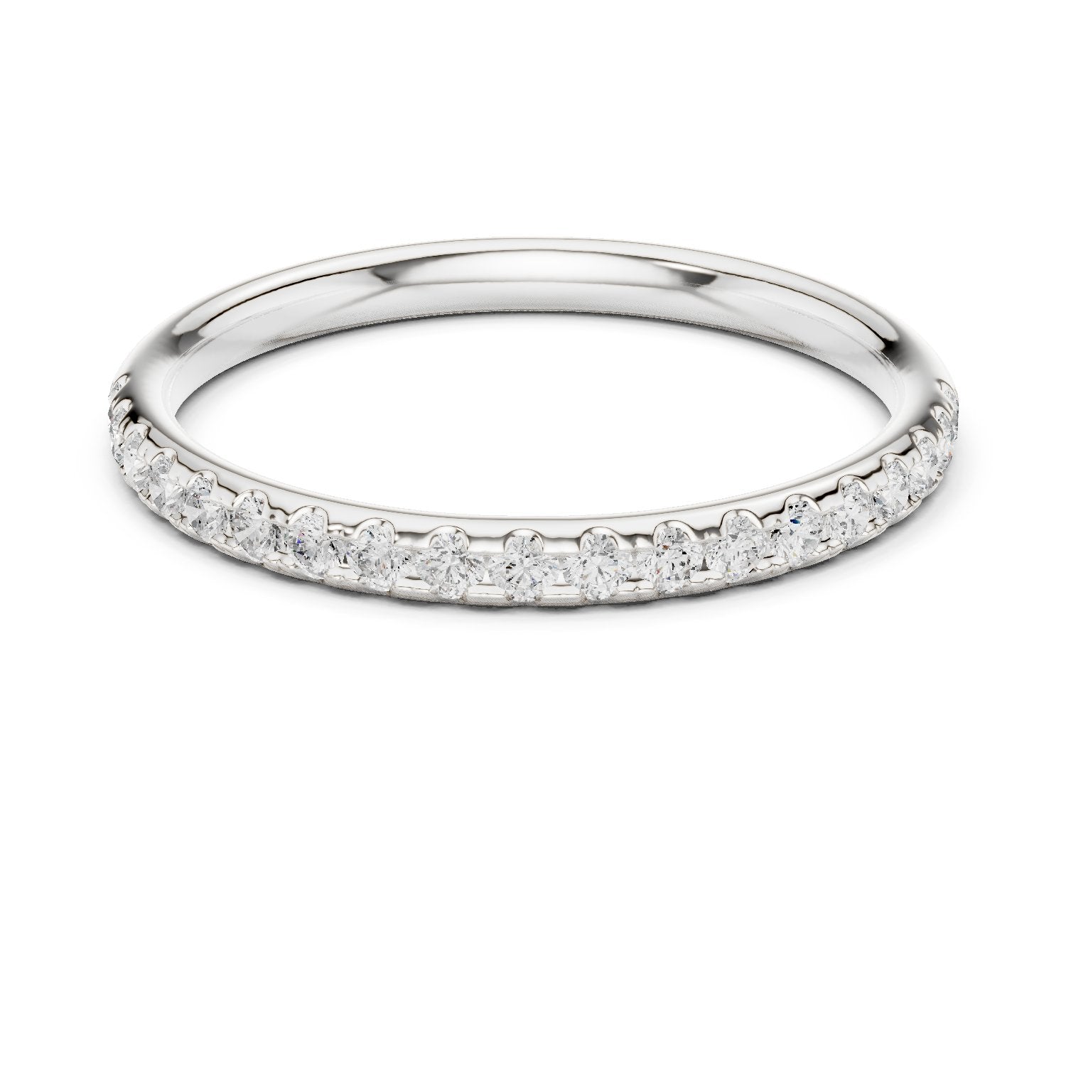 Resplendent Pave Diamond Engagement Ring