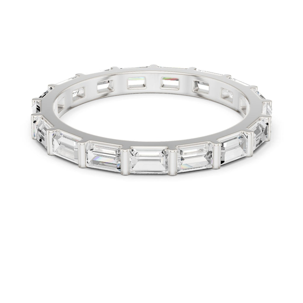 Baguette Diamond East-West Eternity Band