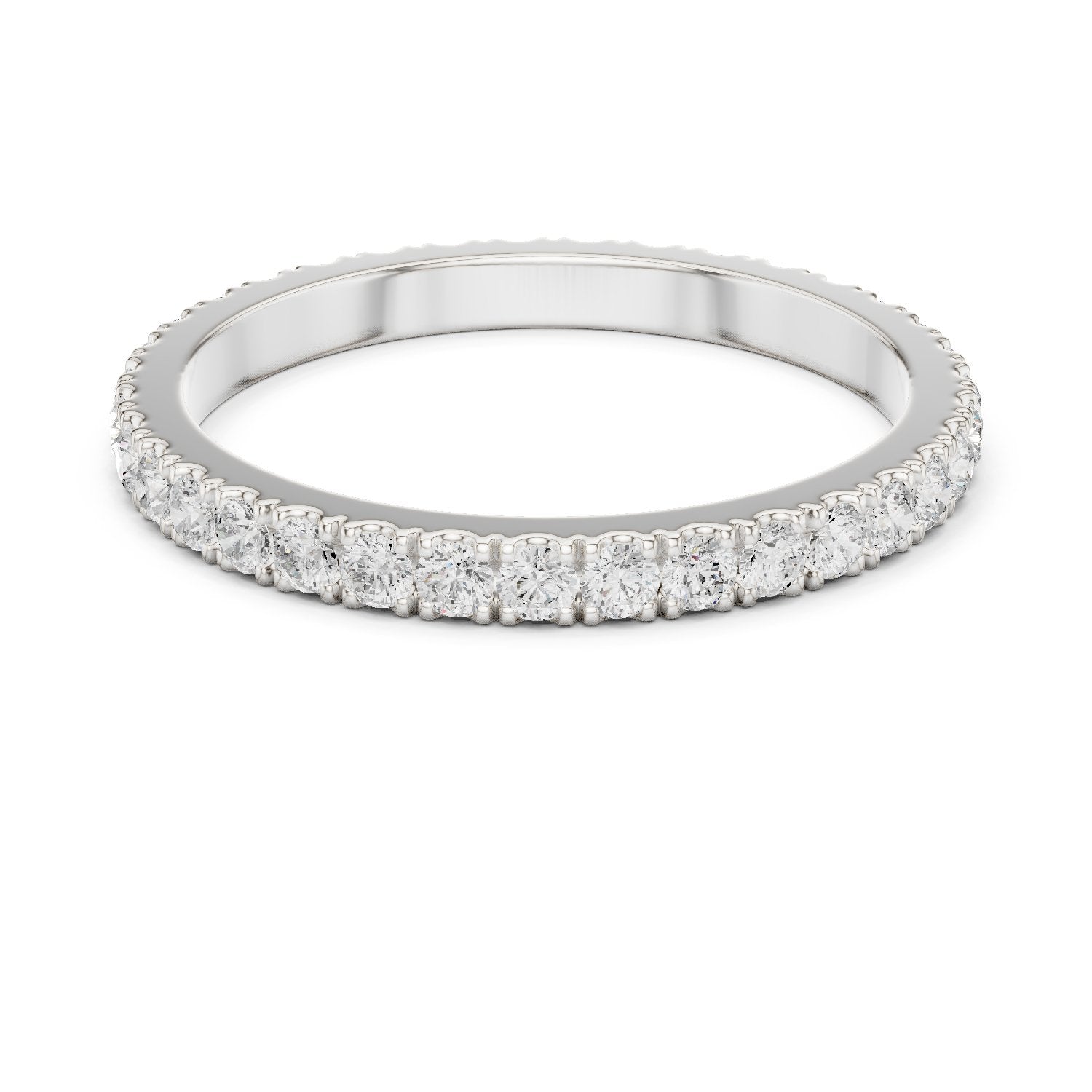 Round Diamond Eternity Band