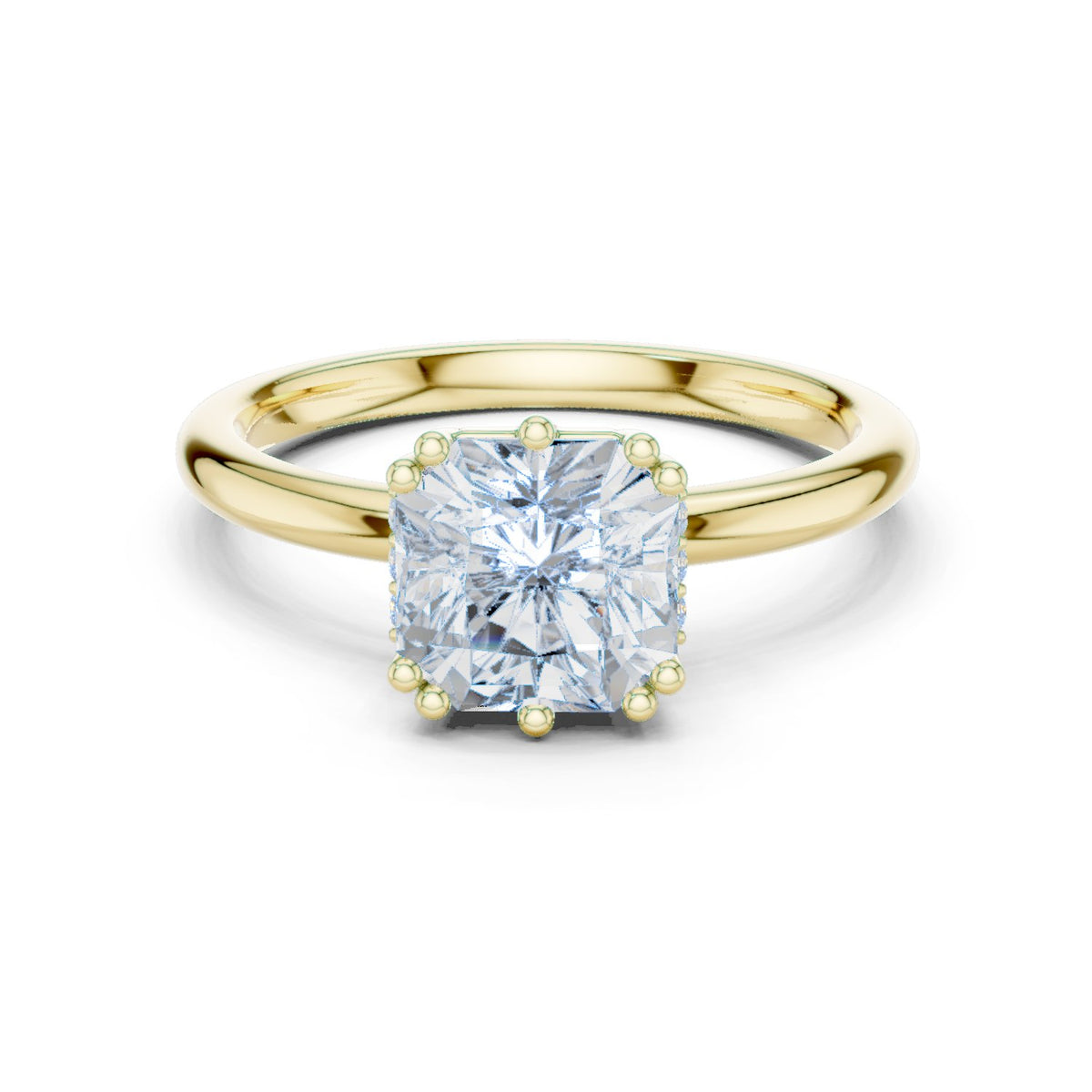 Radiant Cut Solitaire Engagement Ring