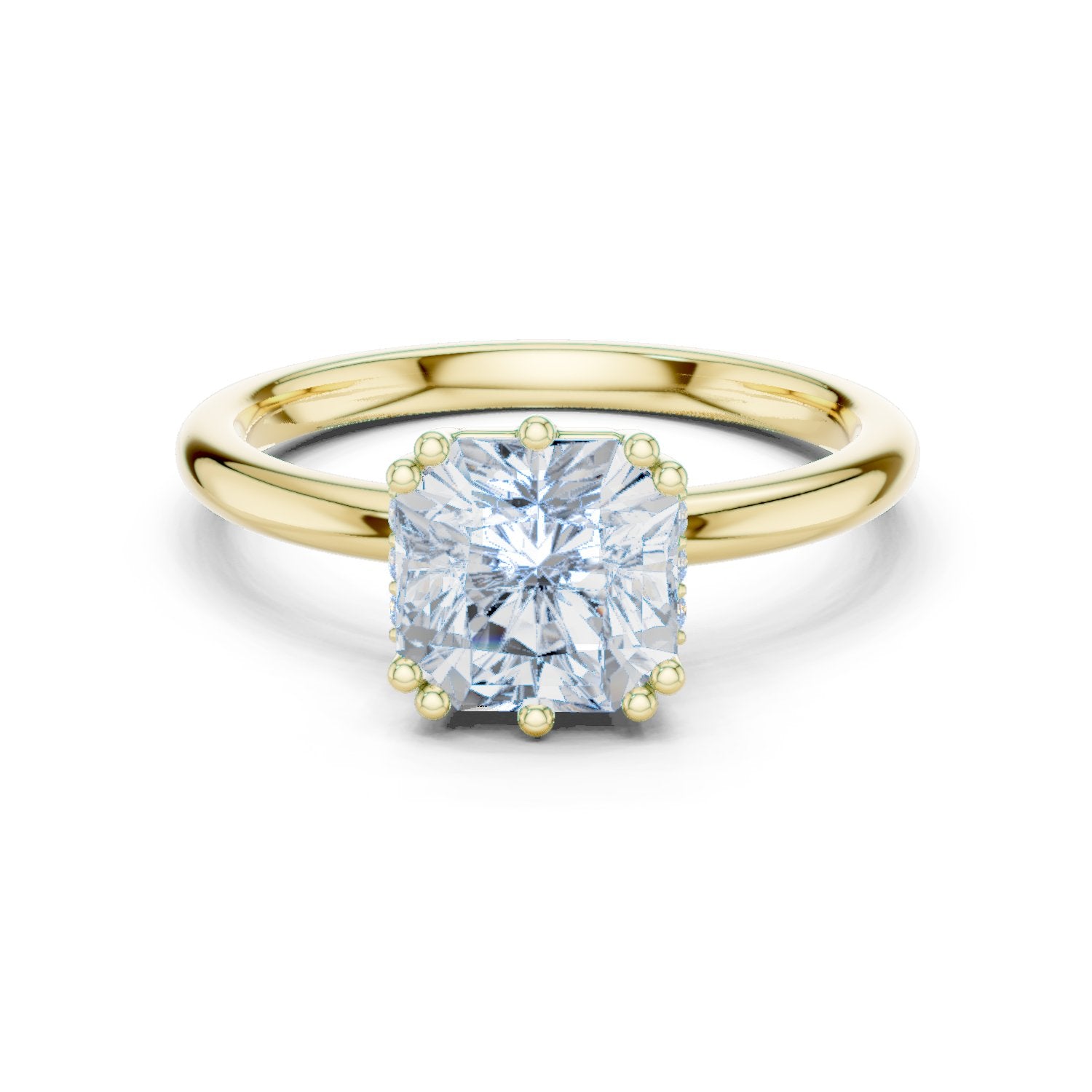Radiant Cut Solitaire Engagement Ring