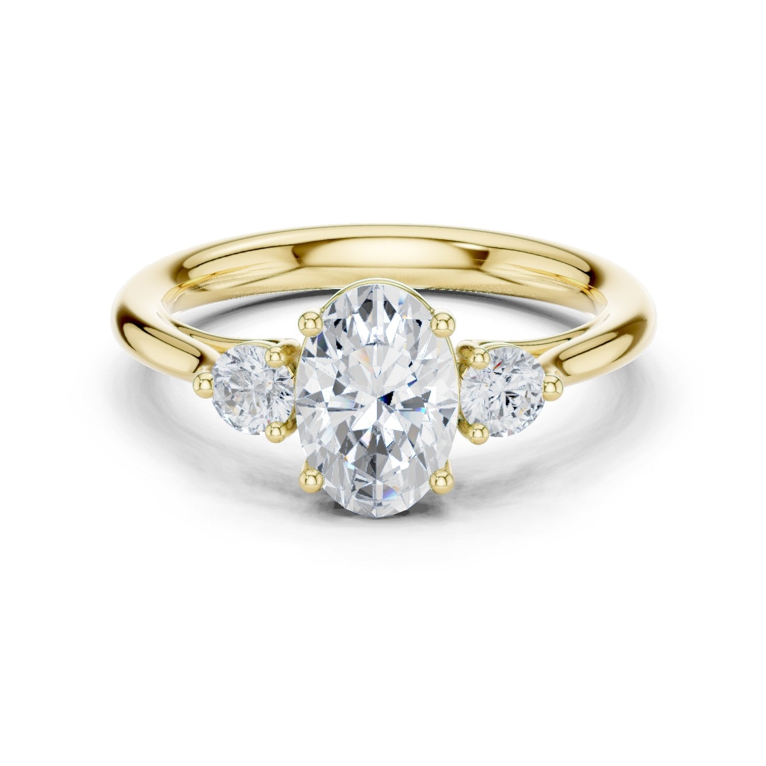 Oval Trilogy Ring