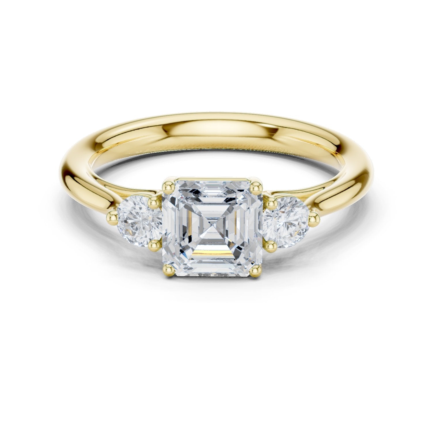 Sublime Bezel Set Diamond Engagement Ring
