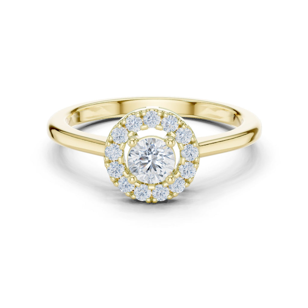 Celestial Cathedral Diamond Engagement Ring
