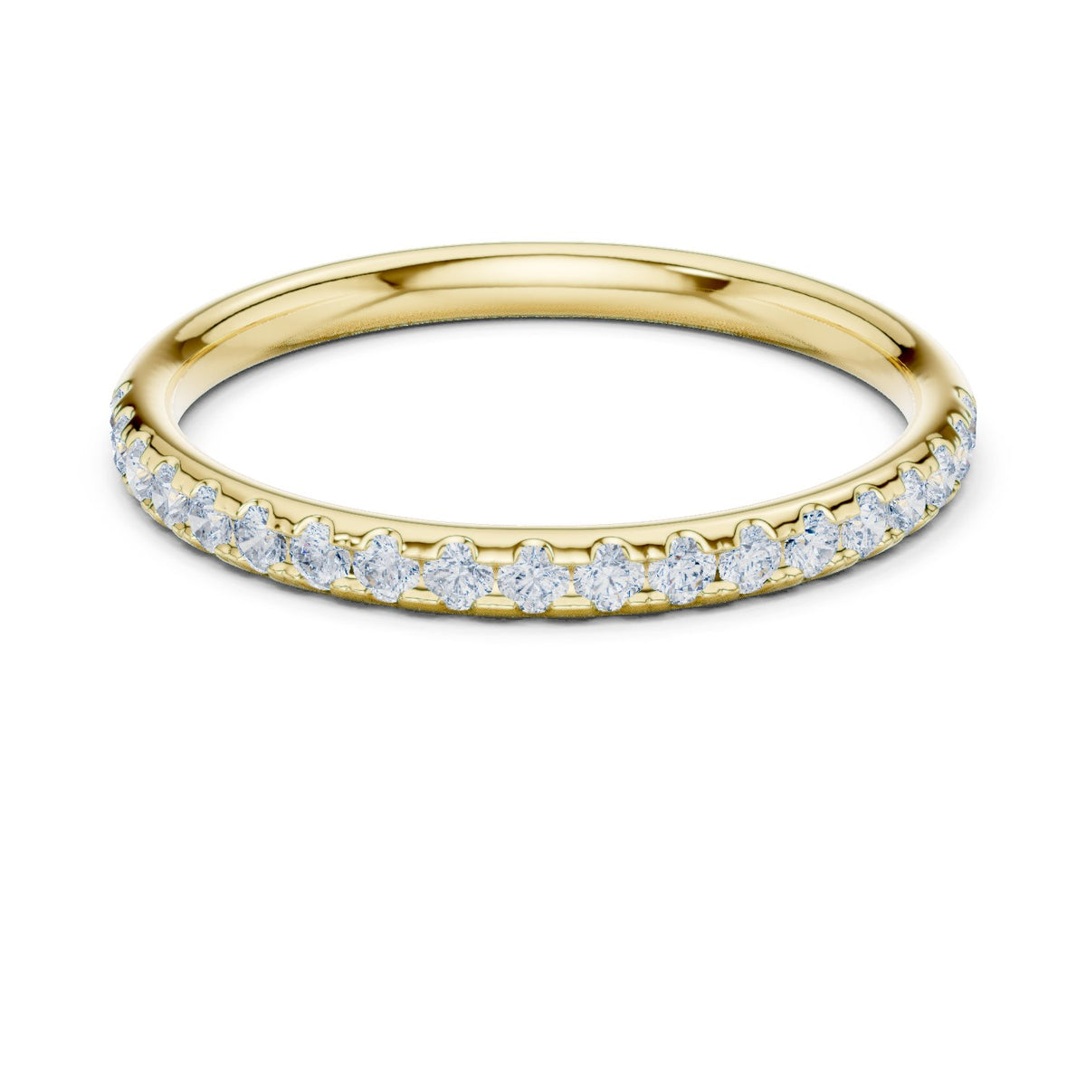 Resplendent Pave Diamond Engagement Ring