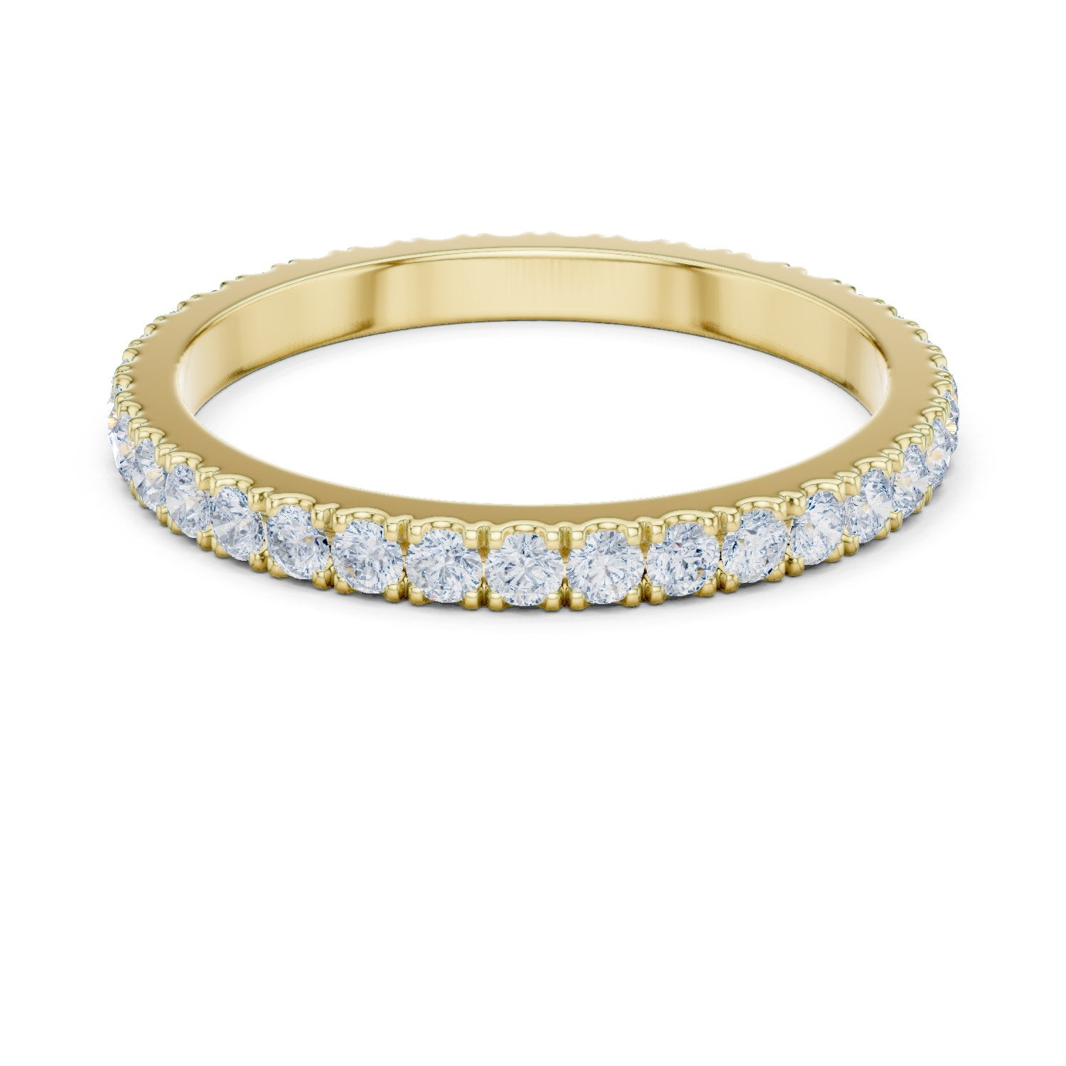 Round Diamond Eternity Band