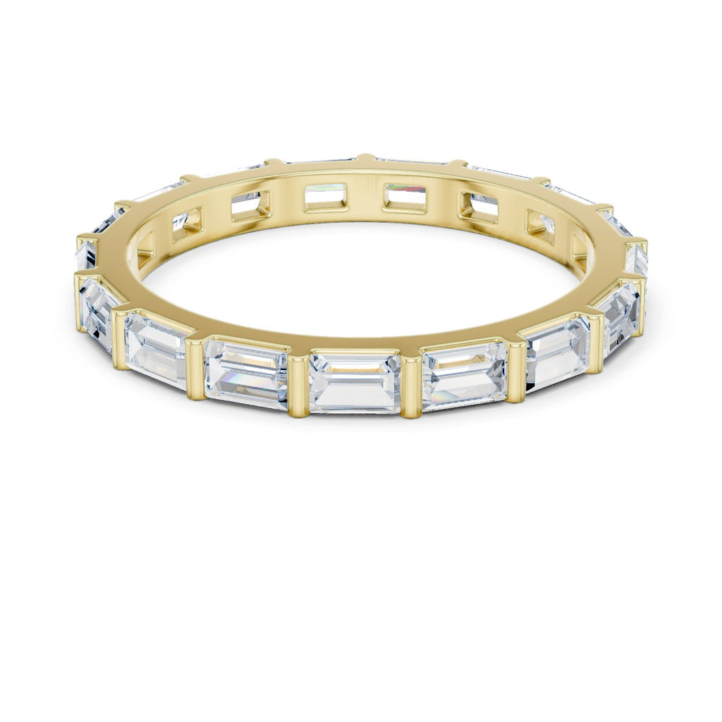 Baguette Diamond East-West Eternity Band