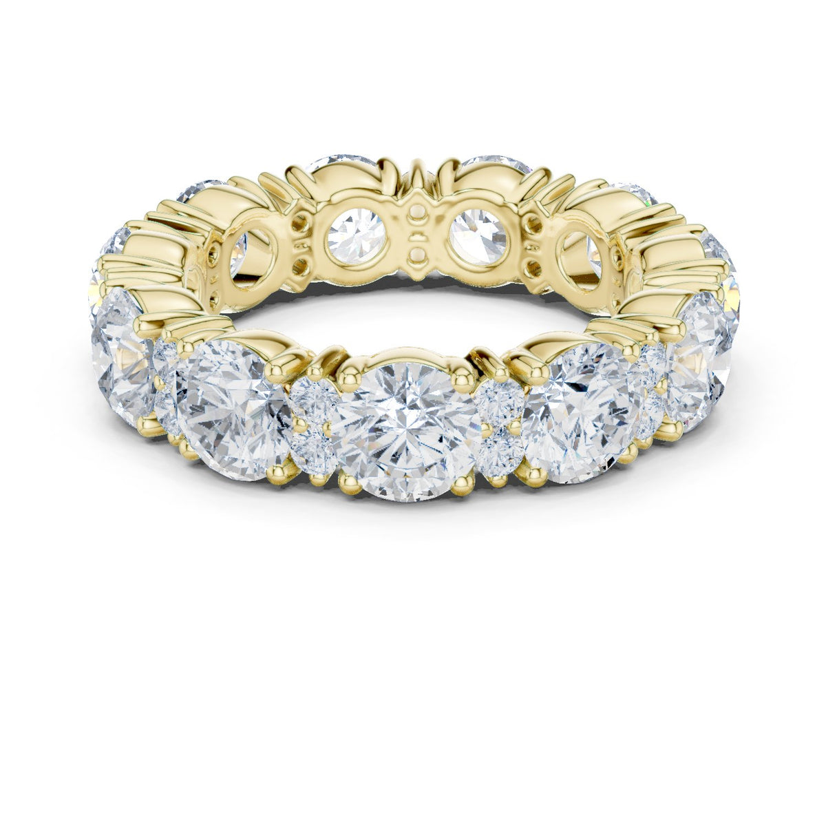 Round Diamond Eternity Band