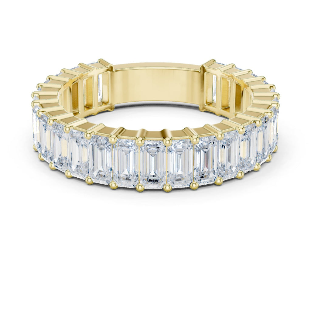 Emerald Cut Diamond Eternity Band