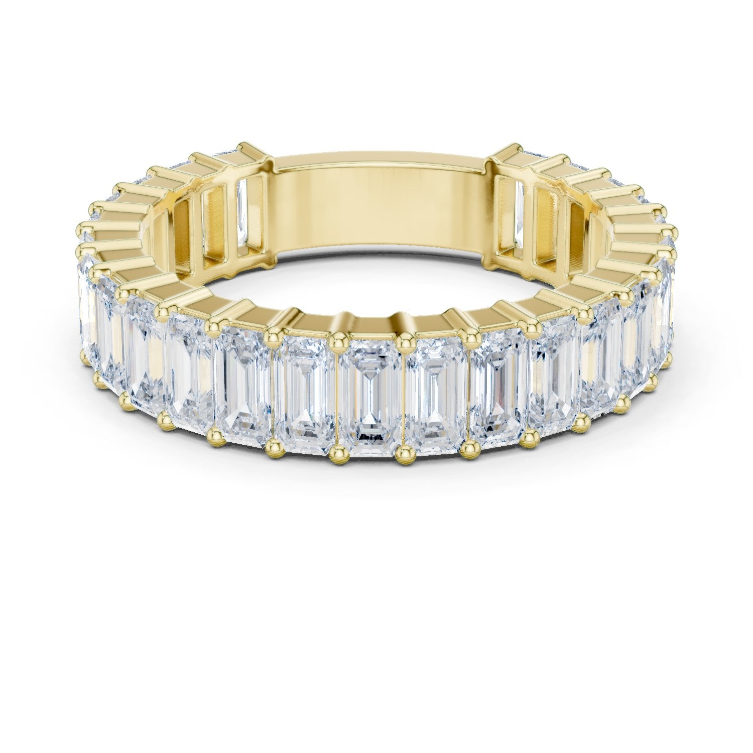Emerald Cut Diamond Eternity Band