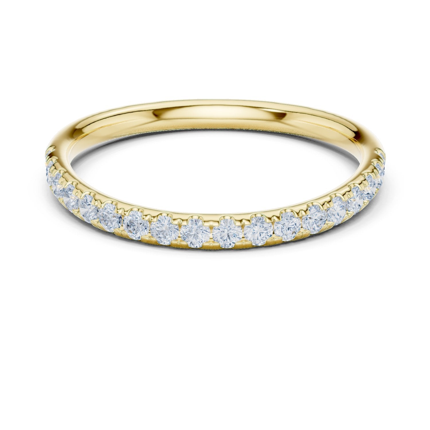 Enthralling Cathedral Diamond Engagement Ring