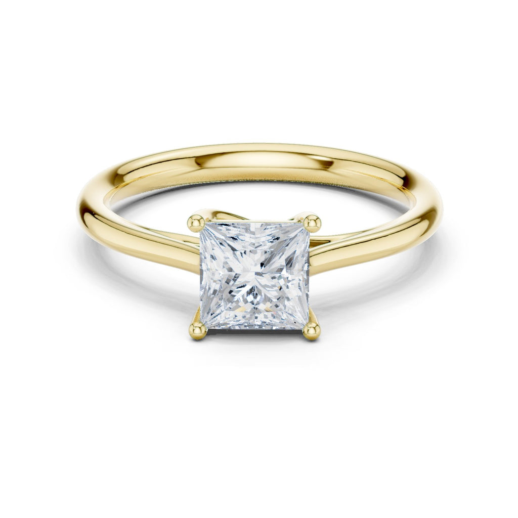 Princess Cut Solitaire Engagement Ring