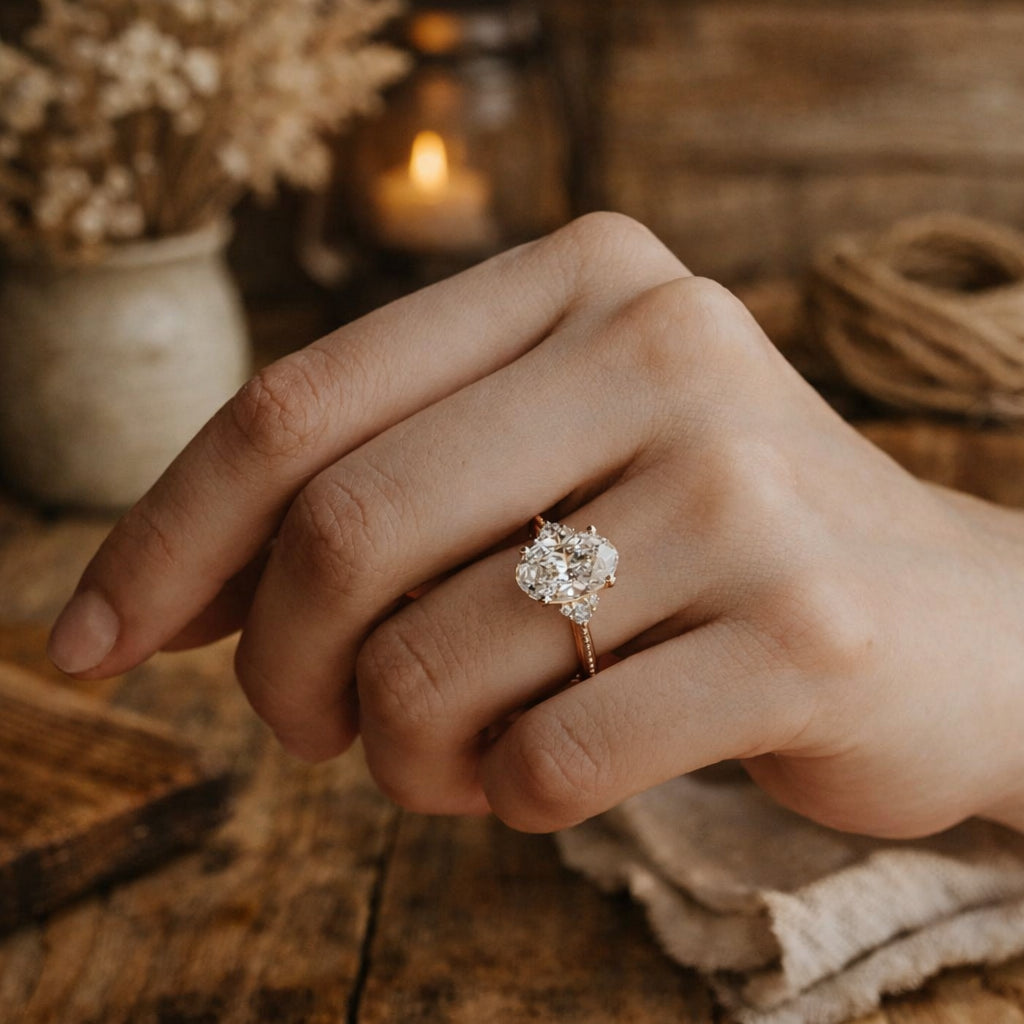 The Dune Bloom Ring - diamond engagement ring - VYKA Diamonds