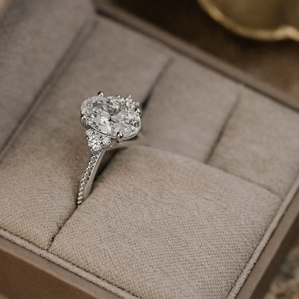 The Dune Bloom Ring - diamond engagement ring - VYKA Diamonds