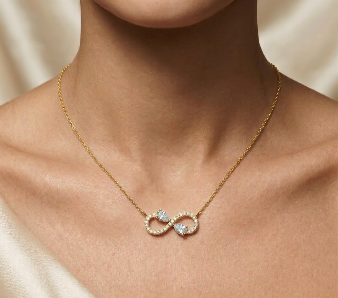 The Timeless Bond - diamond pendant - VYKA Diamonds